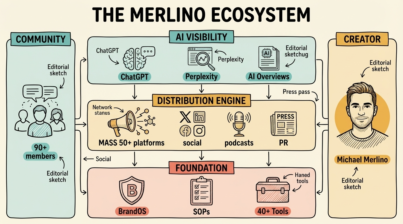 Merlino Mastermind Full Ecosystem Architecture